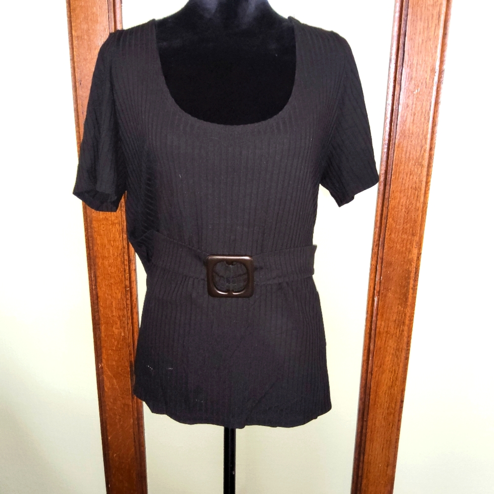 Eloquii Ribbed Tee, 18/20